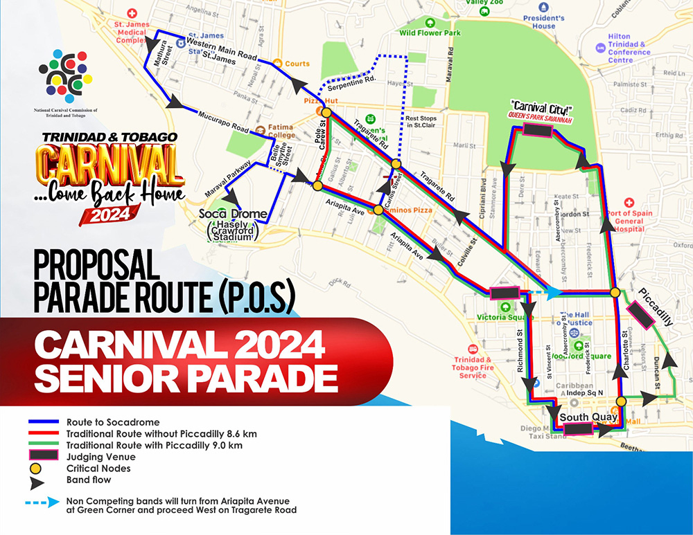 Parade Routes and Zones