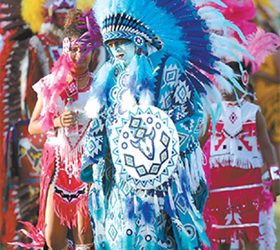 Traditional Mas Characters – Blue Indians