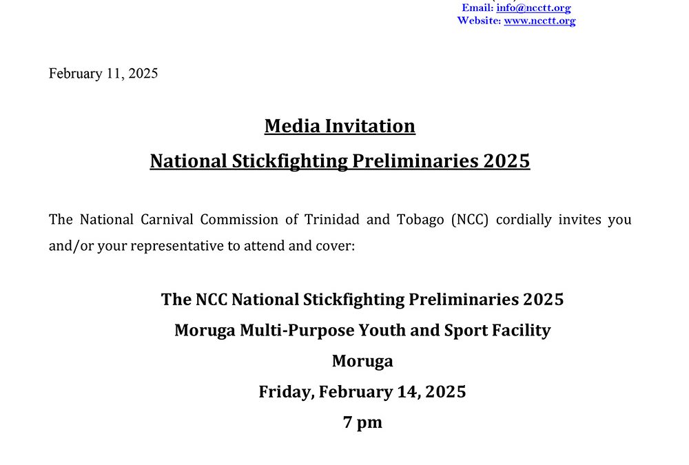 Media Invitation – National Stick Fighting Preliminaries 2025